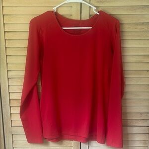 Patagonia Red Long Sleeve Blouse